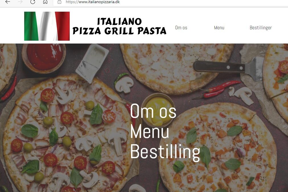Pizzariaet i Uldum har fået ny hjemmeside!